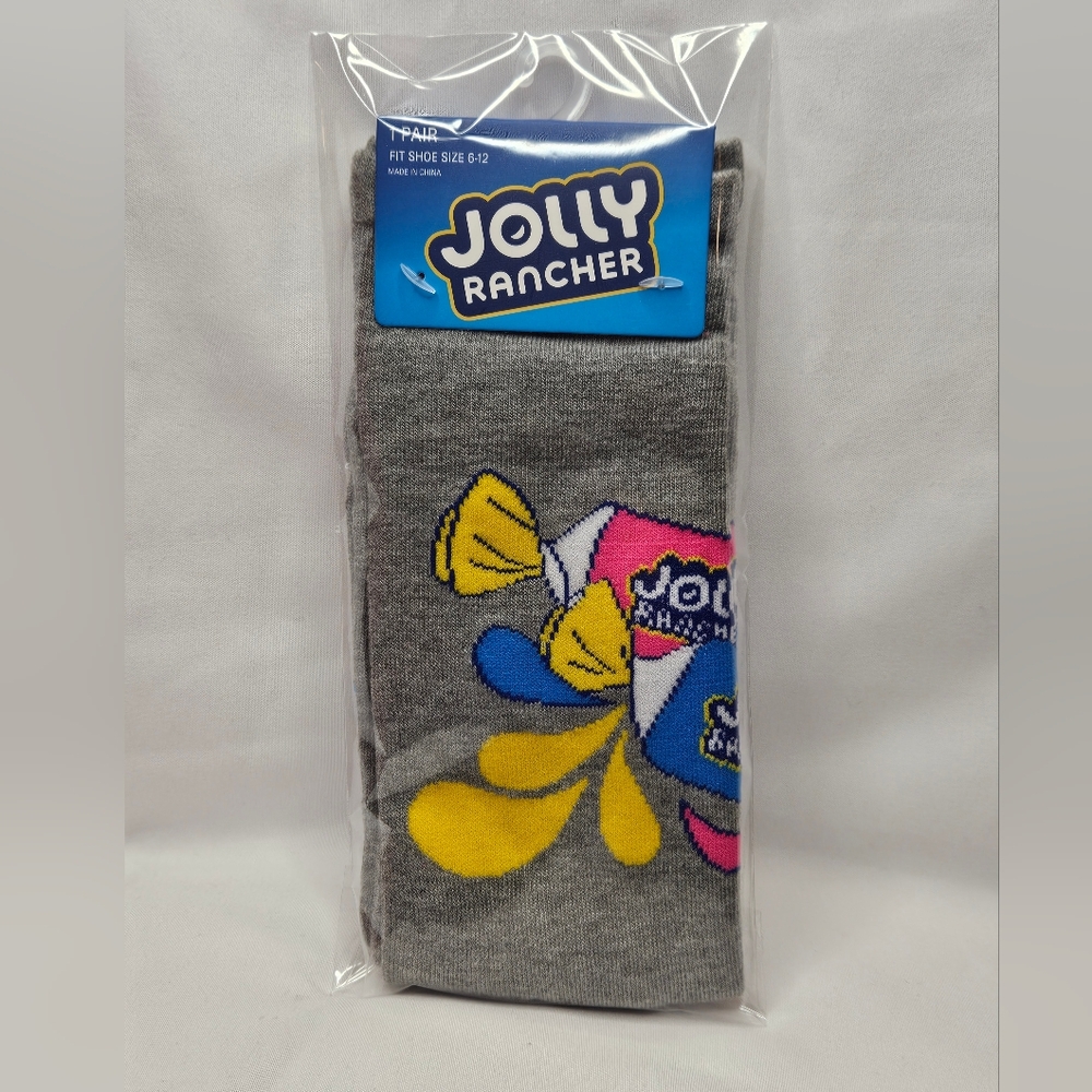 5/$20 Jolly Rancher Crew Socks | Shoe Size 6–12 | Novelty Socks NWT